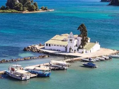 Vlacherna monastery - Car Rental in Corfu
